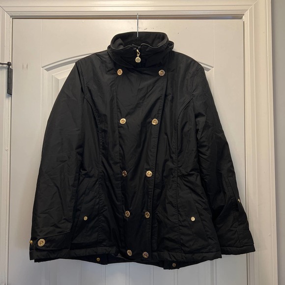 Calvin Klein Women's Performance Black Water Repellant Cold Weather Jacket Sz M - Picture 1 of 3